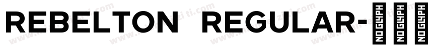 rebelton regular字体转换